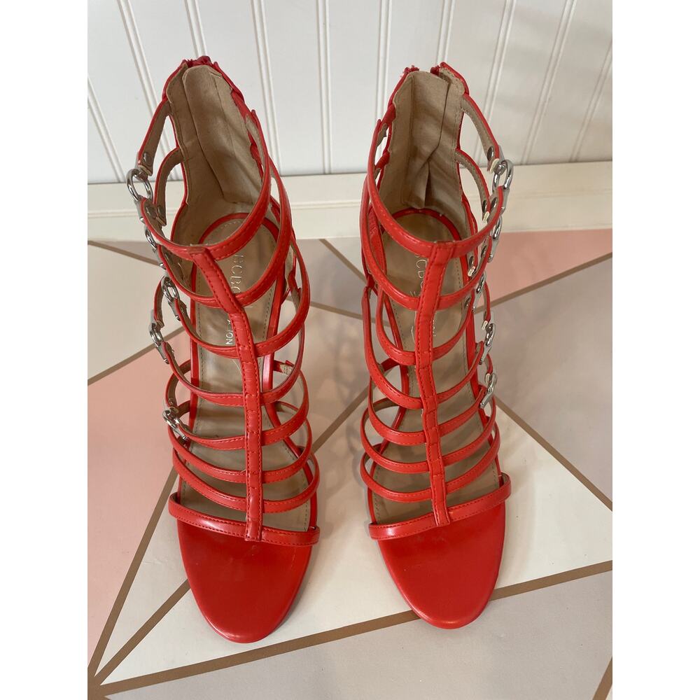 BCBGeneration Tangerine Gladiator Style Pumps San… - image 2